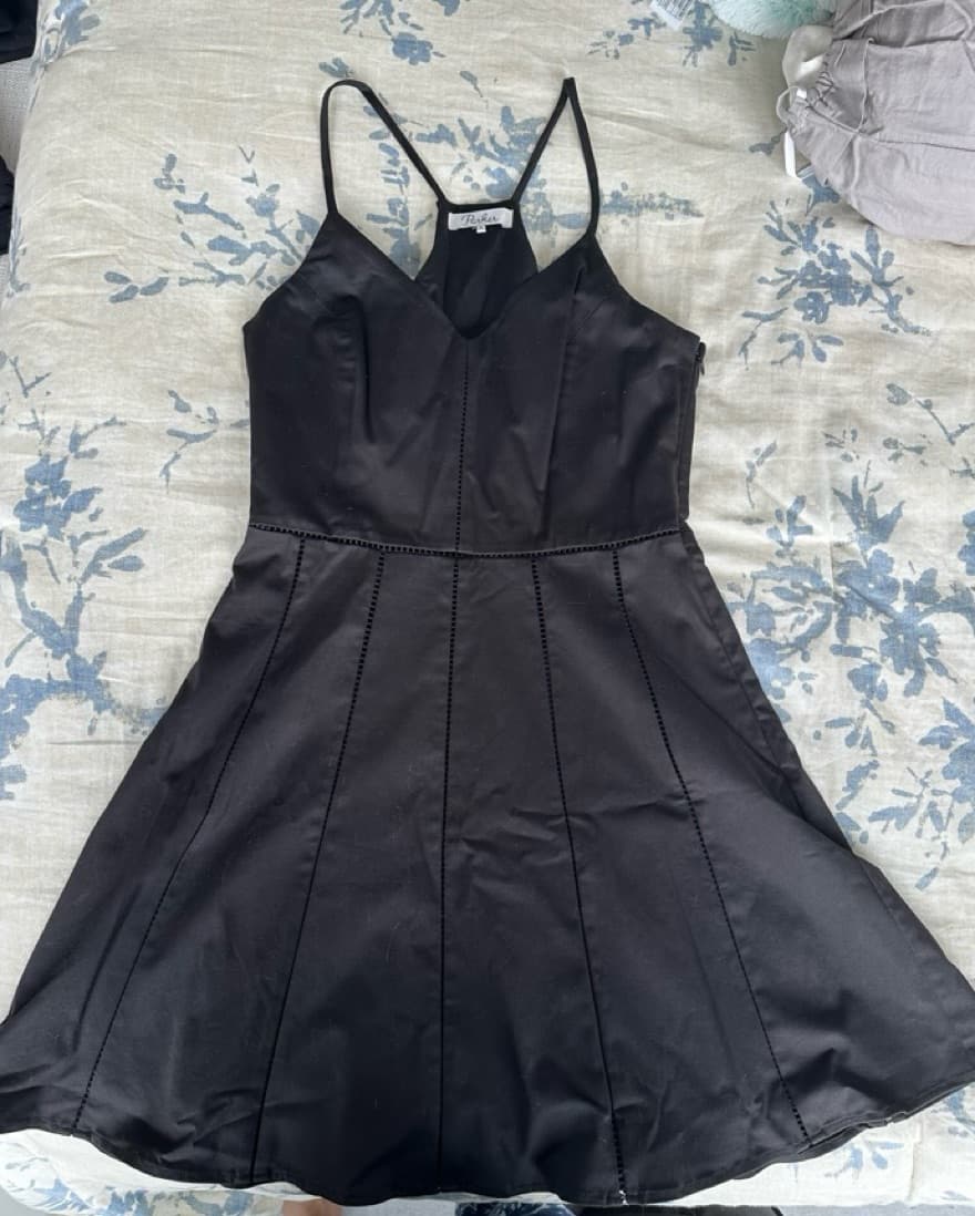 Parker Juliet Black Dress - Image 3