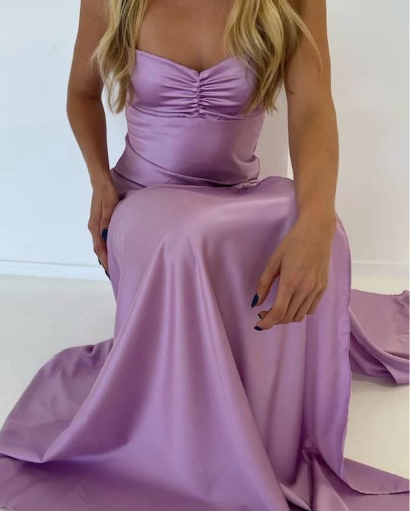 Hntr The Label Lilac Gaia Gown - Image 4