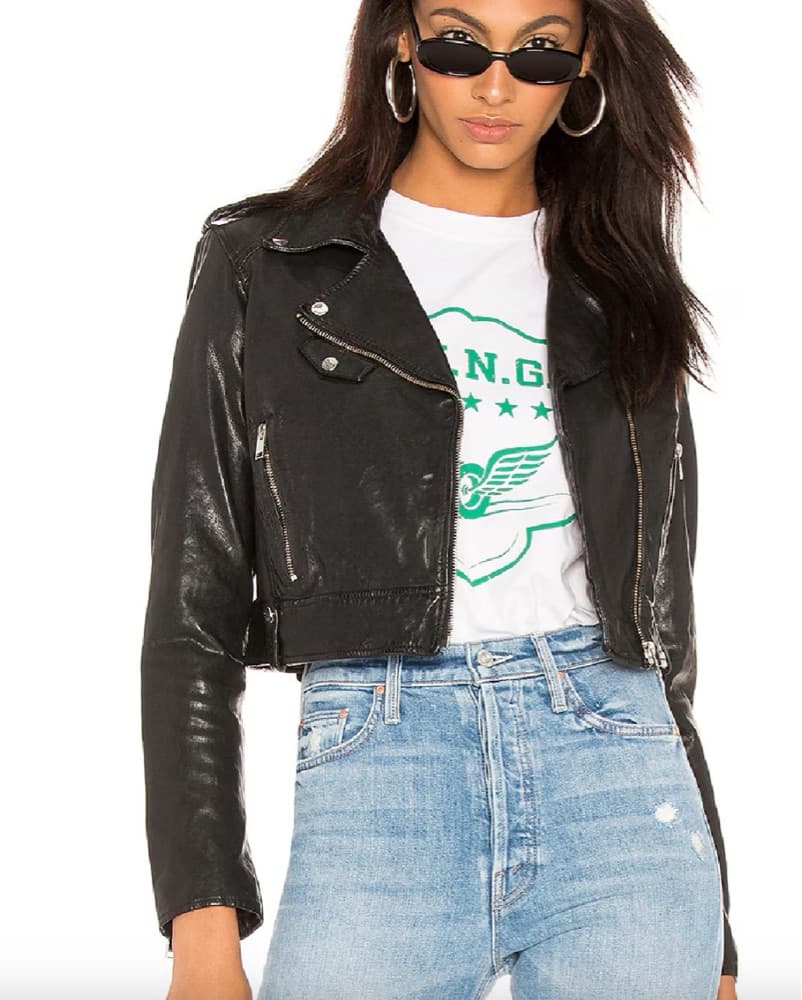 Lamarque Black Leather Jacket - Image 1