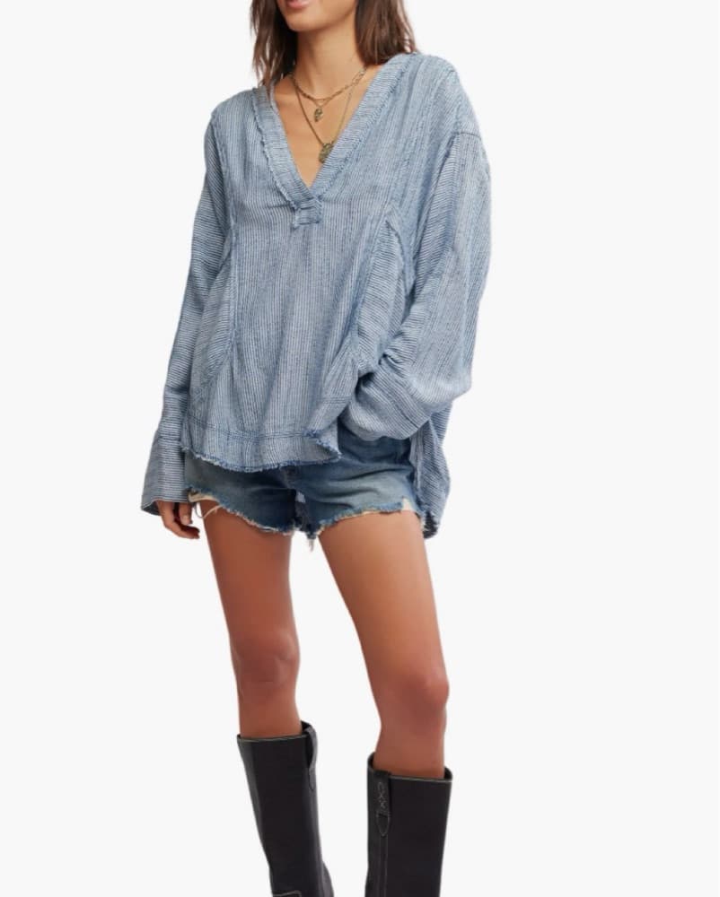 Free People By The Shore Overzise Top - Image 1