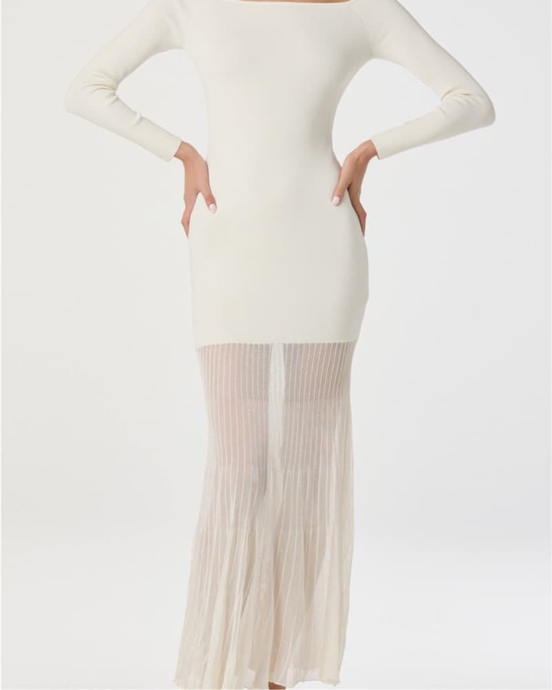Astr The Label Off The Shoulder Dress - Image 1
