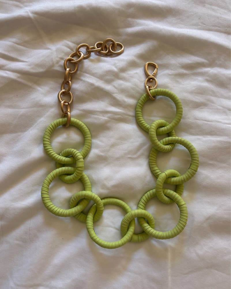 Lime Green Cult Gaia Necklace - Image 4