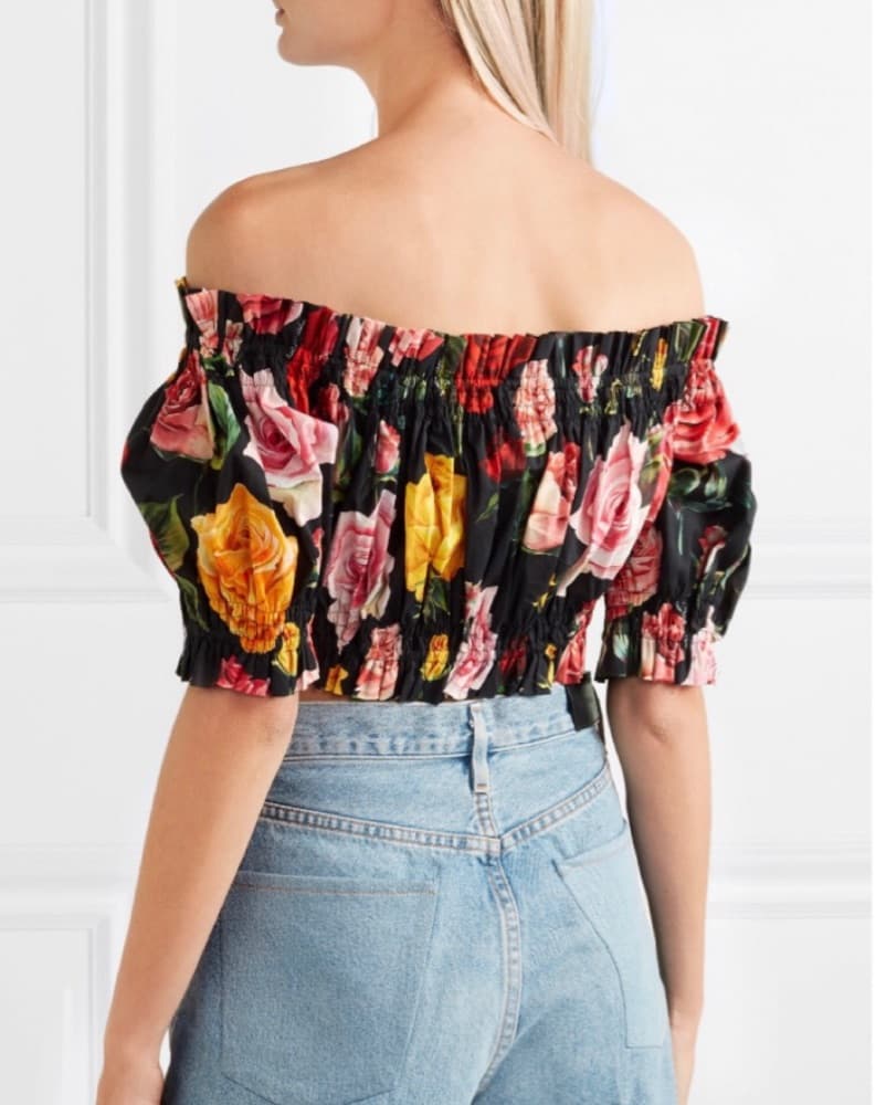 Dolce & Gabbana Stretch Crop Top - Image 2