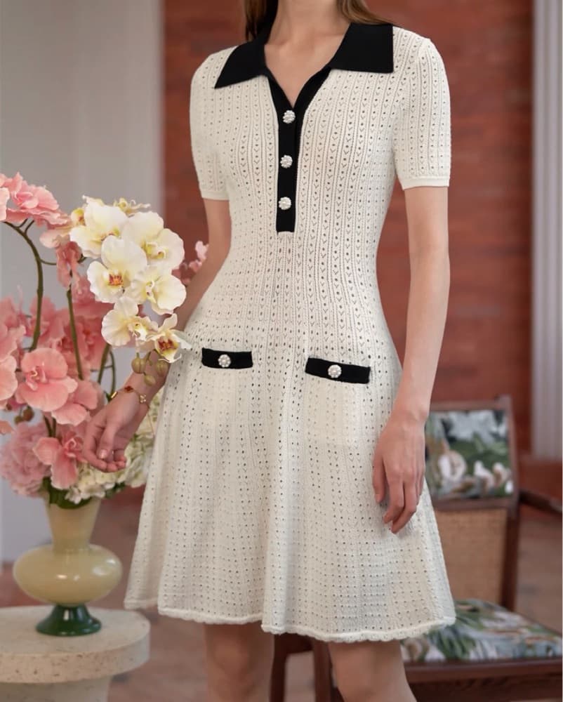 Cutwork Embroidery Dress  - Image 2