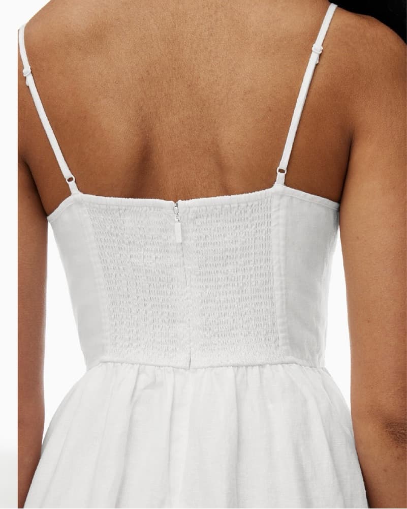 Aritzia White Linen Dress - Image 3
