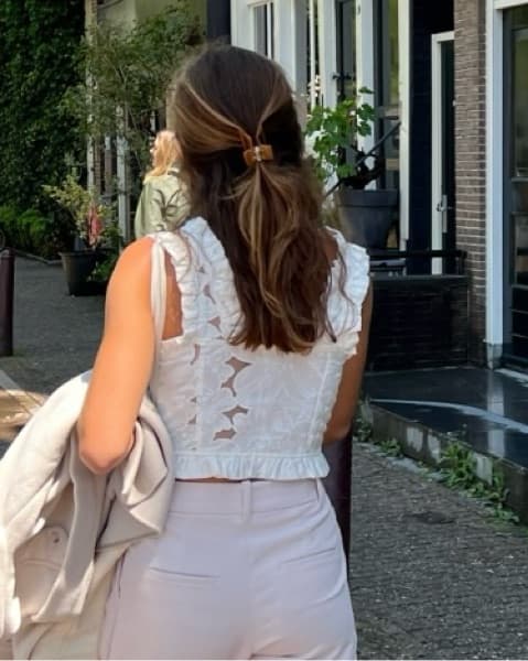 For Love And Lemons White Lace Top - Image 4