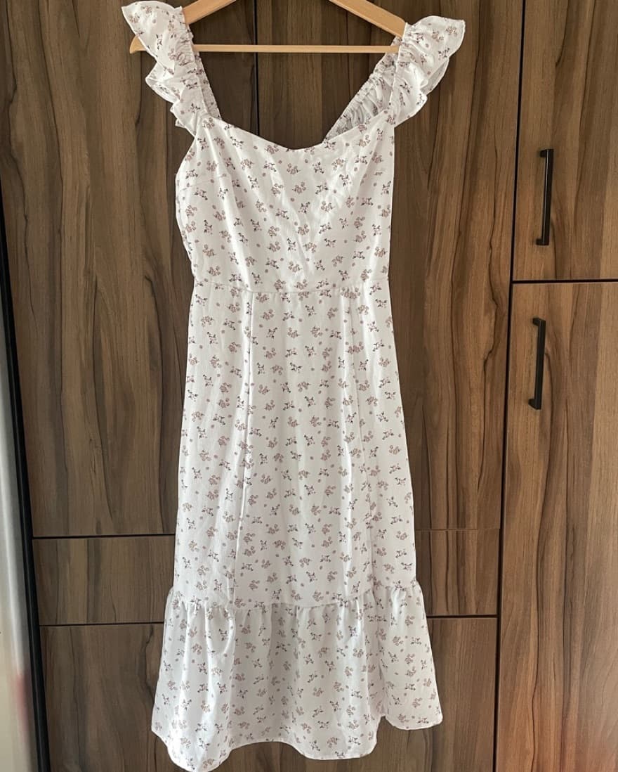 And Now This White Floral Midi Dress - Image 2