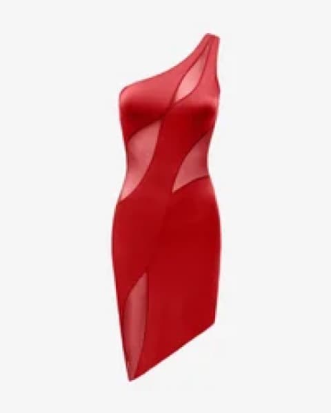 OW COLLECTION CURVE Mini Dress - Image 5