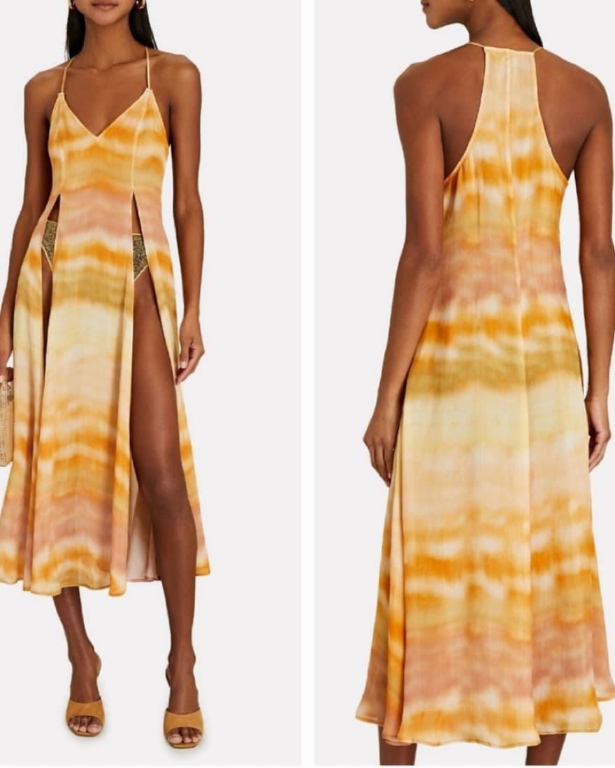 Cult Gaia Domino Midi Dress with Slip - Image 3