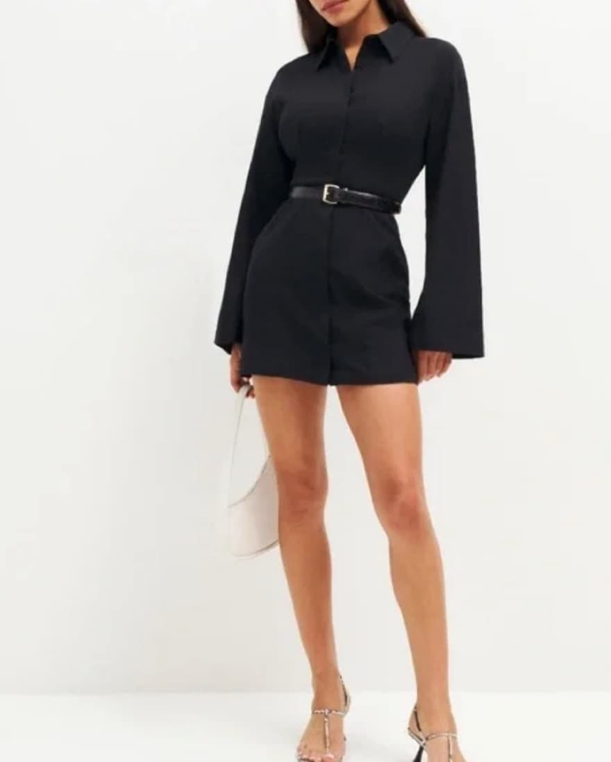 Reformation Black Dress - Image 2