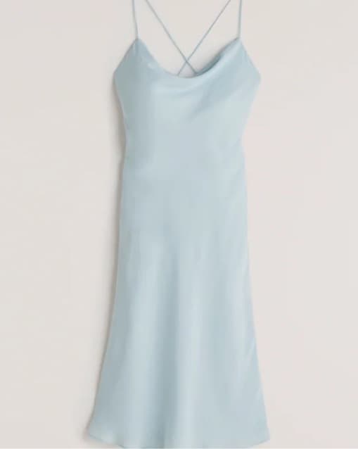 Abercrombie Cowl Neck Slip Midi Dress - Image 1