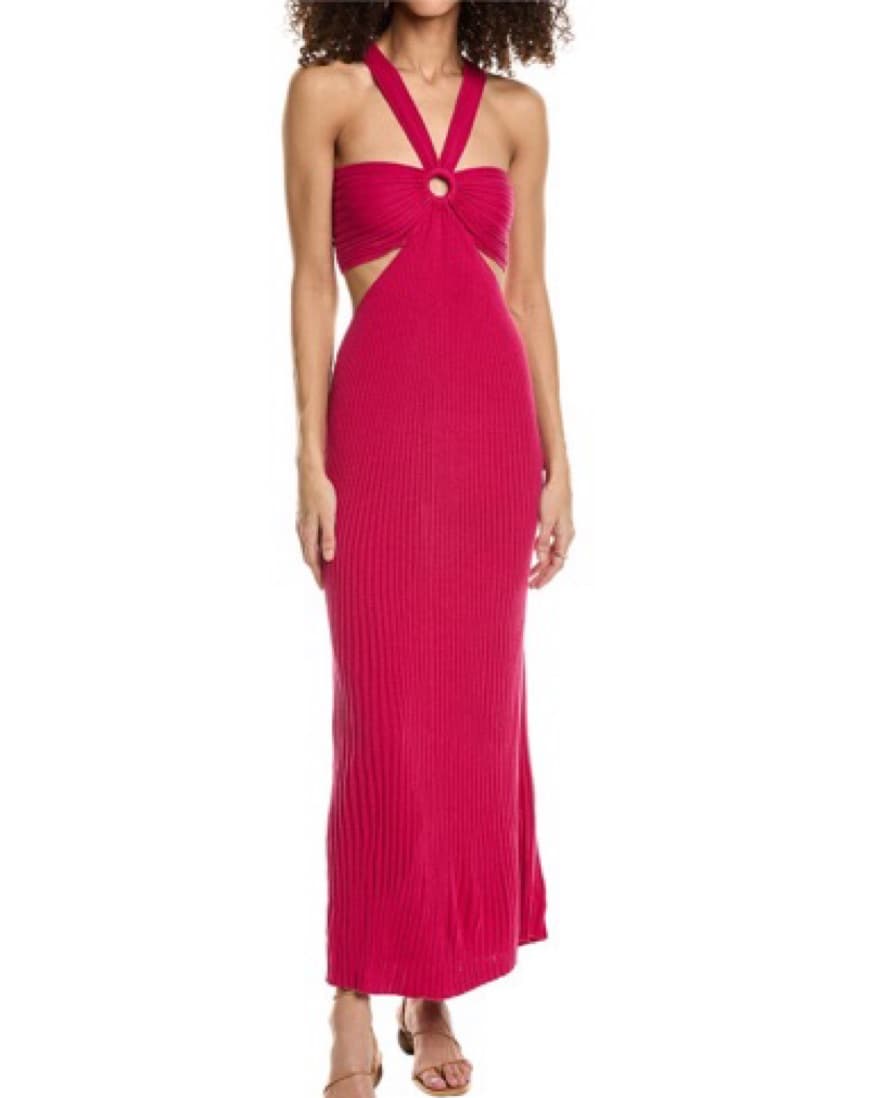 Pink BA&SH Cutout Gown - Image 1