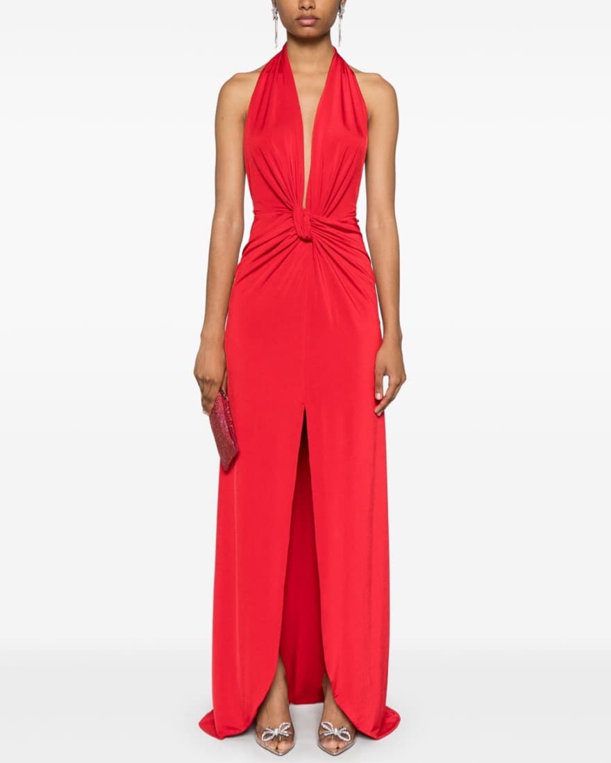 NISSA Open Back Maxi Dress - Image 1
