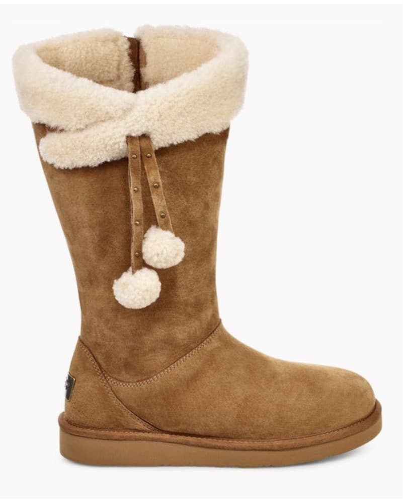 Ugg Plumdale Tall Cuff Boots Chestnut - Image 1