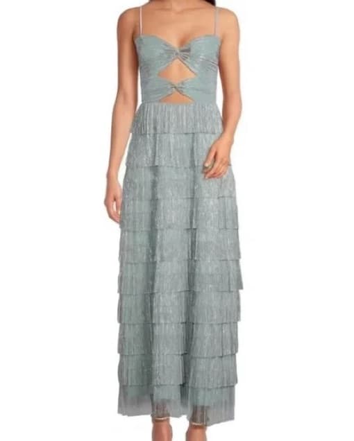 Gianni Bini Metallic Formal Dress - Image 1