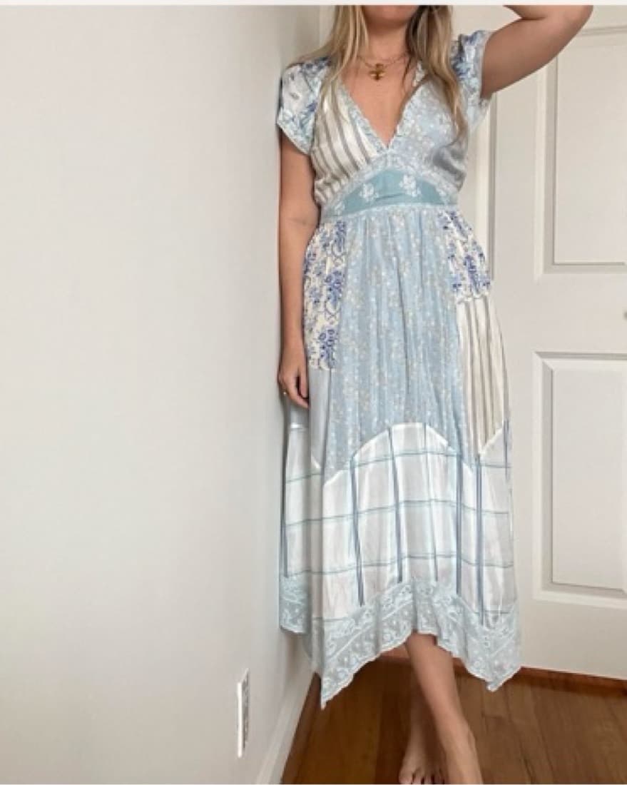 LoveShackFancy Blue Dress  - Image 6
