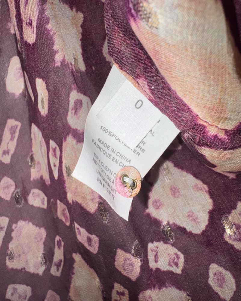 Ulla Johnson Purple Silk Top - Image 5