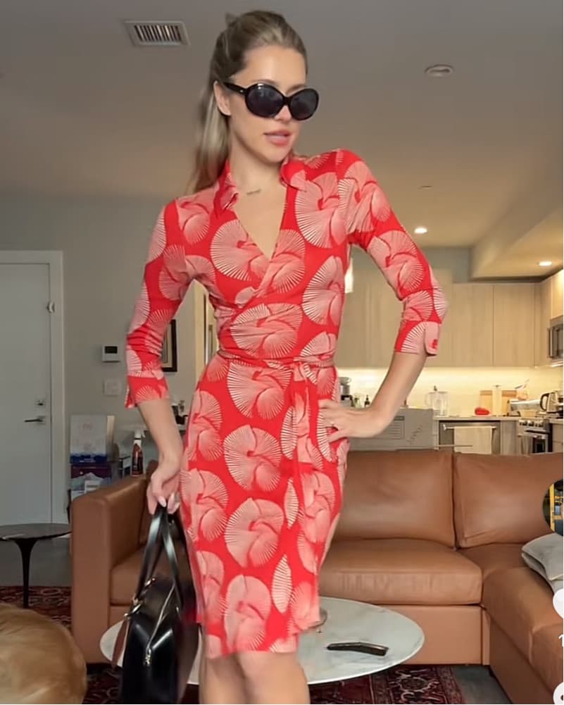 Vintage Wrap Dress  - Image 1