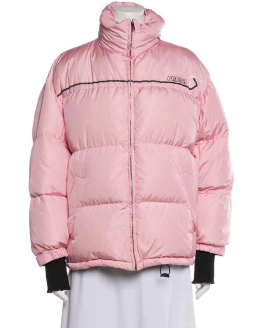 Prada Puffer Pink Jacket - Image 2