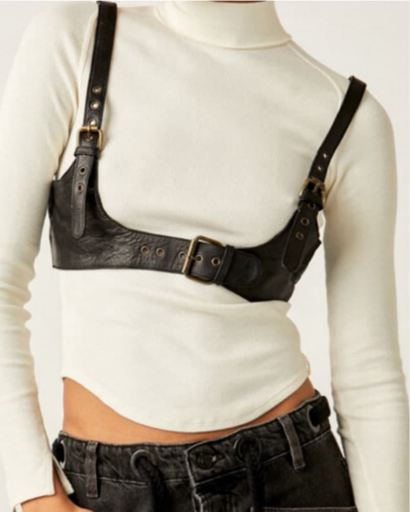 Free People Leather Harness - Image 4