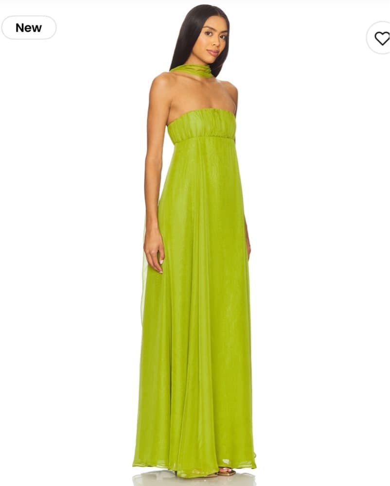 Lovers & Friends Estelle Green Gown - Image 2