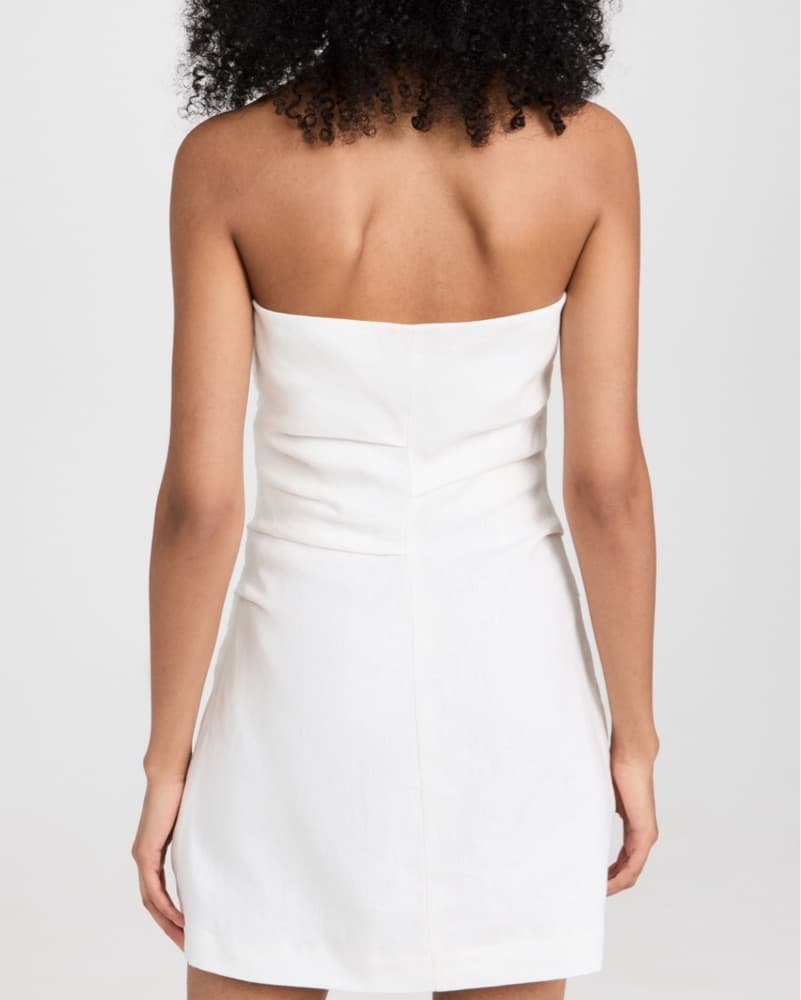 SIR. Noemi White Halter Mini Dress - Image 2