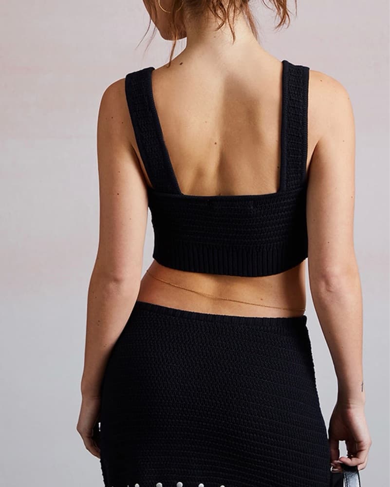 Pacsun Two Piece Mini Skirt Set Studded - Image 2