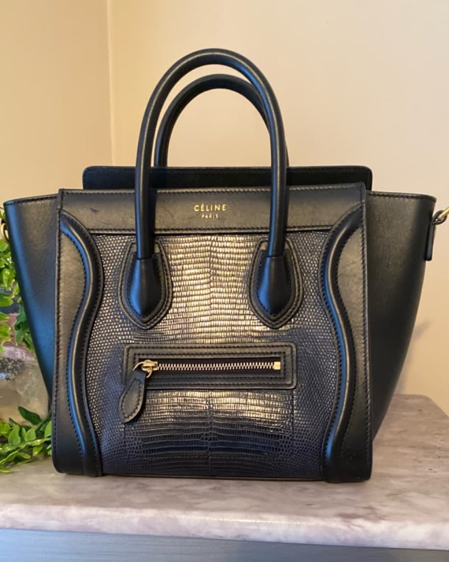 CELINE Micro Luggage Calfskin Tote - Image 1
