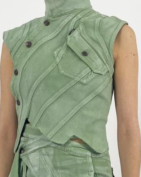 OTTOLINGER X Isko Denim Top - Image 2