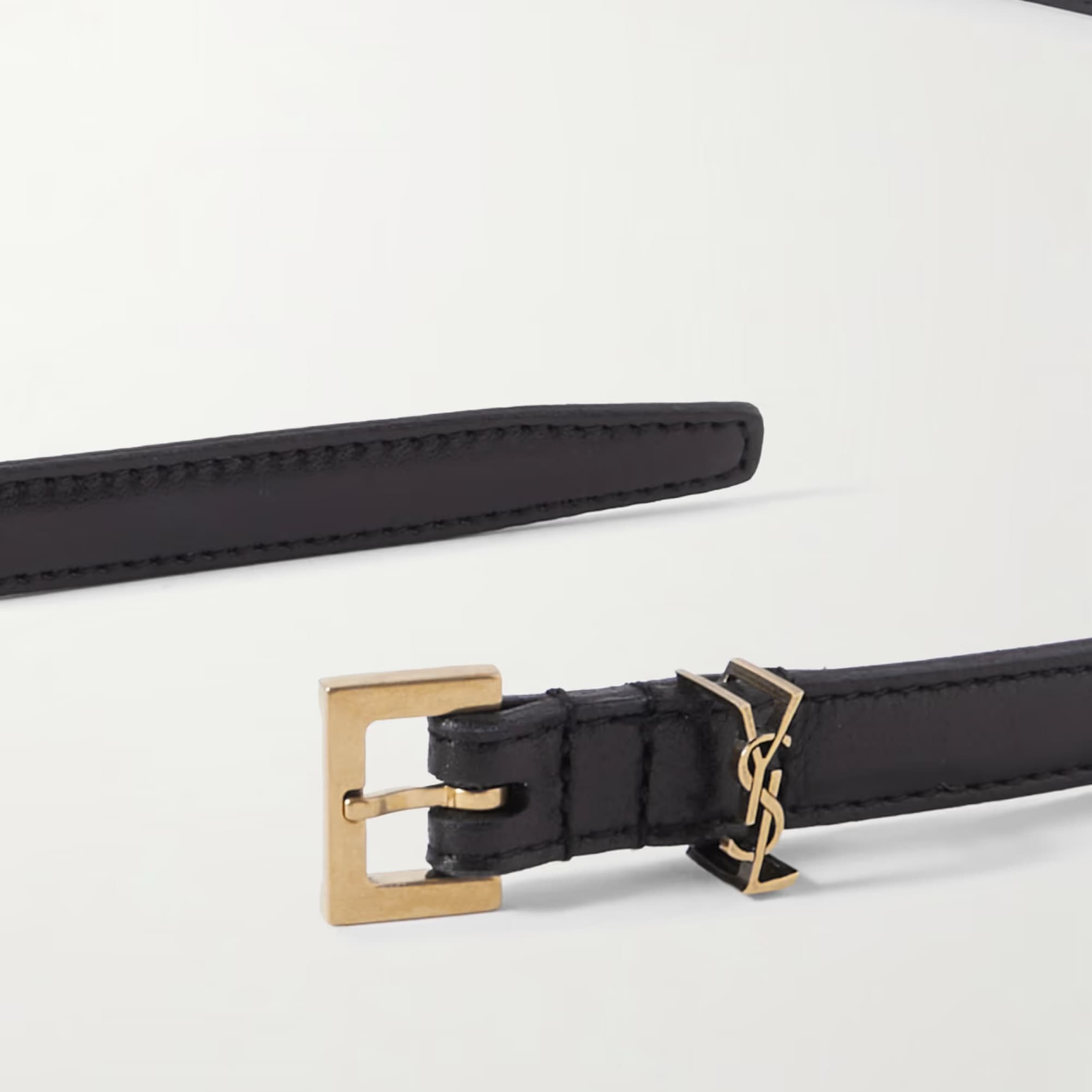 SAINT LAURENT Cassandre leather belt - Image 3