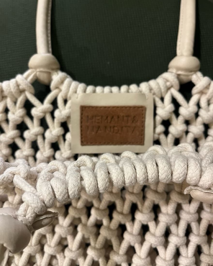 Herman & Nandita Crochet Beach Bag - Image 2