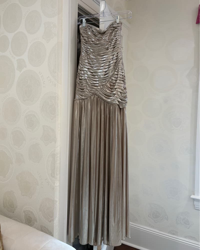 Retrofete Josie Metallic Dress  - Image 2