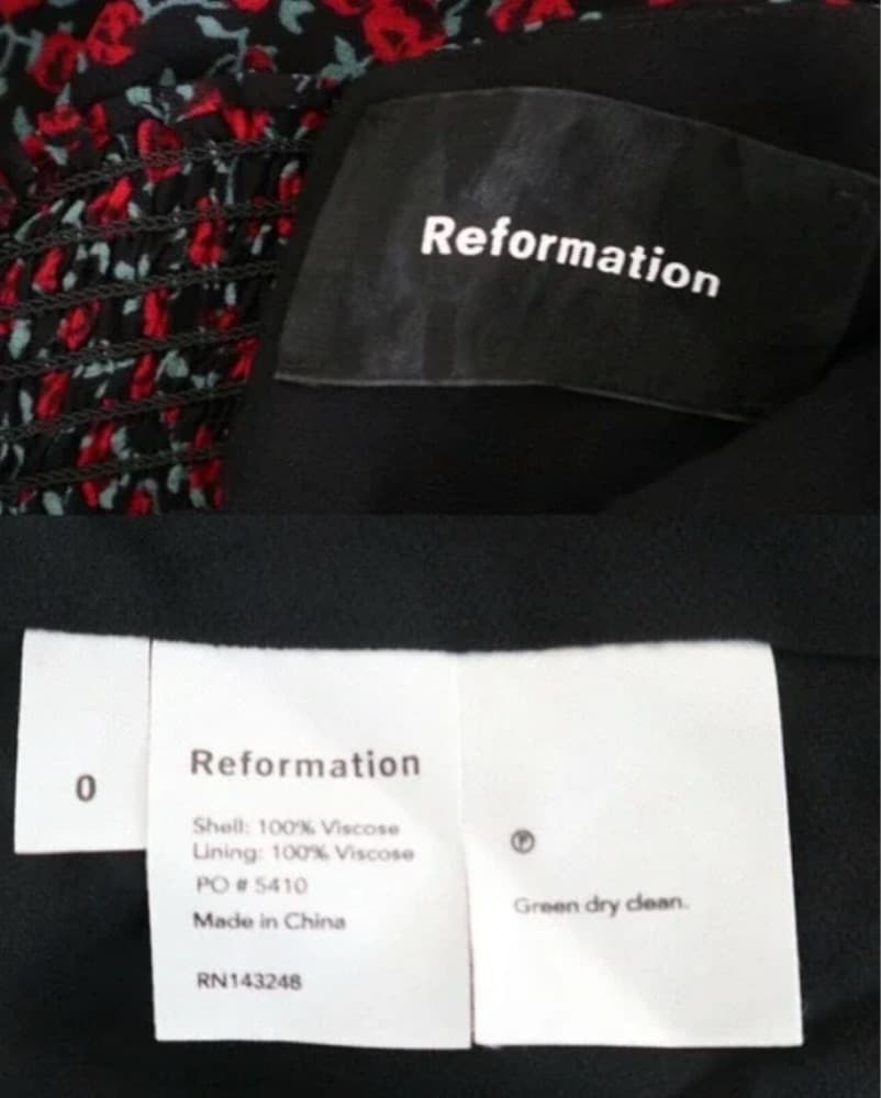 Reformation Mabel Rose Gretel Dress - Image 4