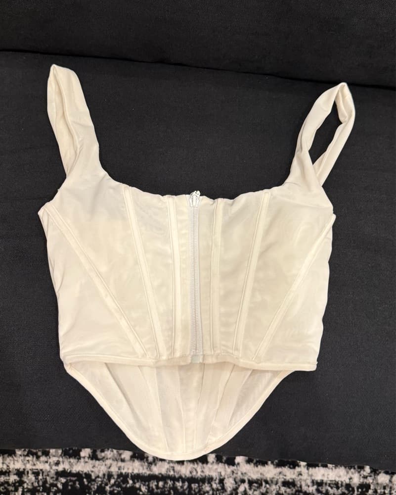 House of CB Zip Up Corset Top - Image 4