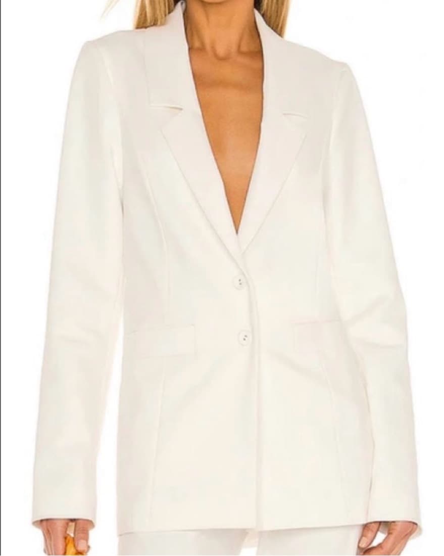 White Show Me Your Mumu Blazer!! - Image 5