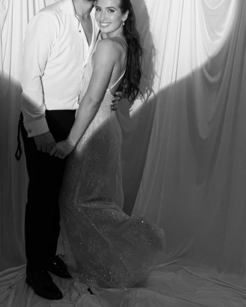 Captivating Sequin Lace Gown - Image 5