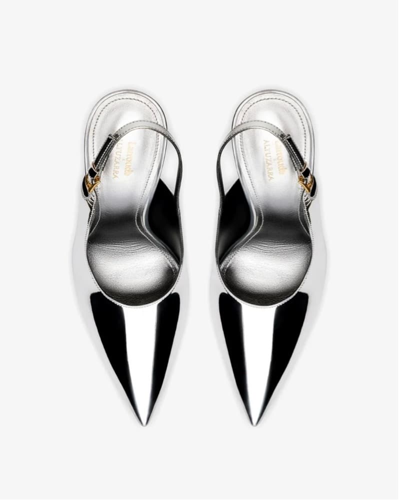 Larroudé x Altuzarra Silver Heels - Image 6
