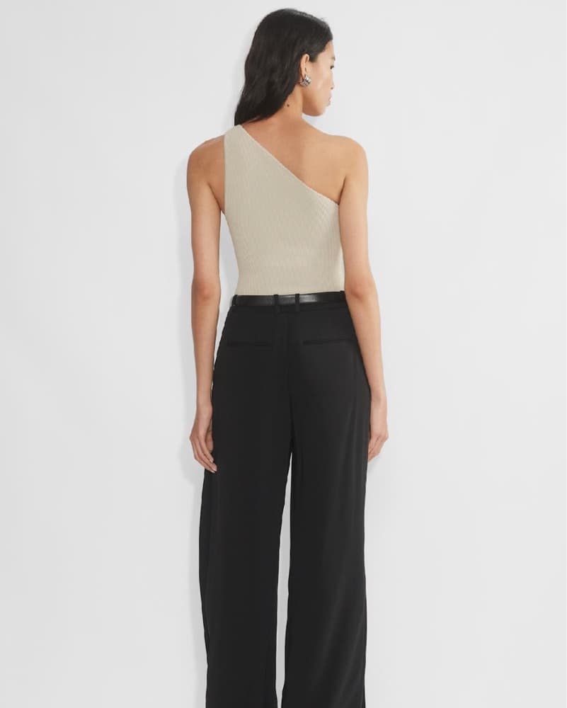 Aritzia Sculpt Knit One Shoulder Top - Image 2