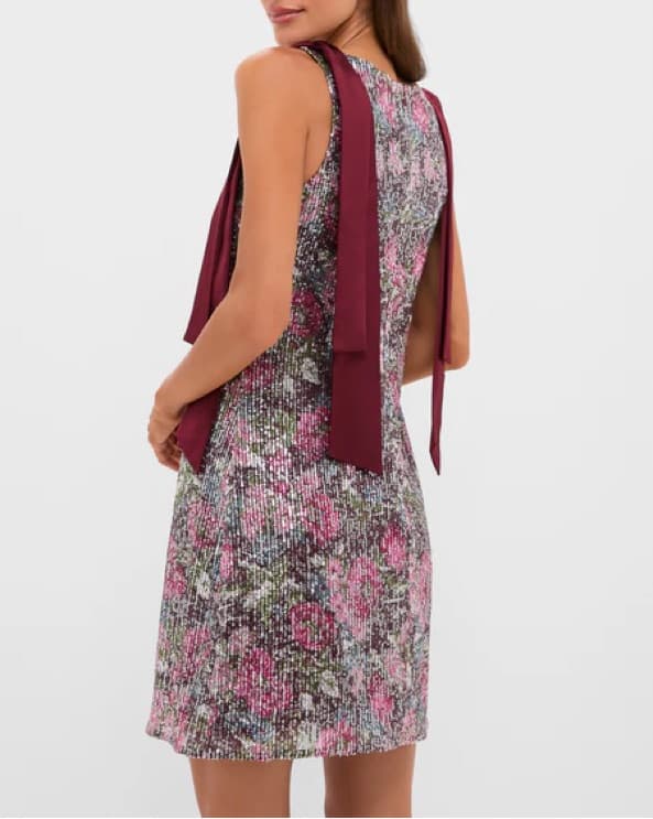 Tuckernuck Floral Sequin Dress - Image 2