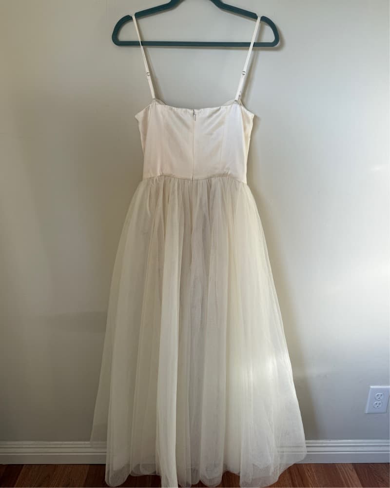 Reformation Alouette Tulle Bridal Dress - Image 4