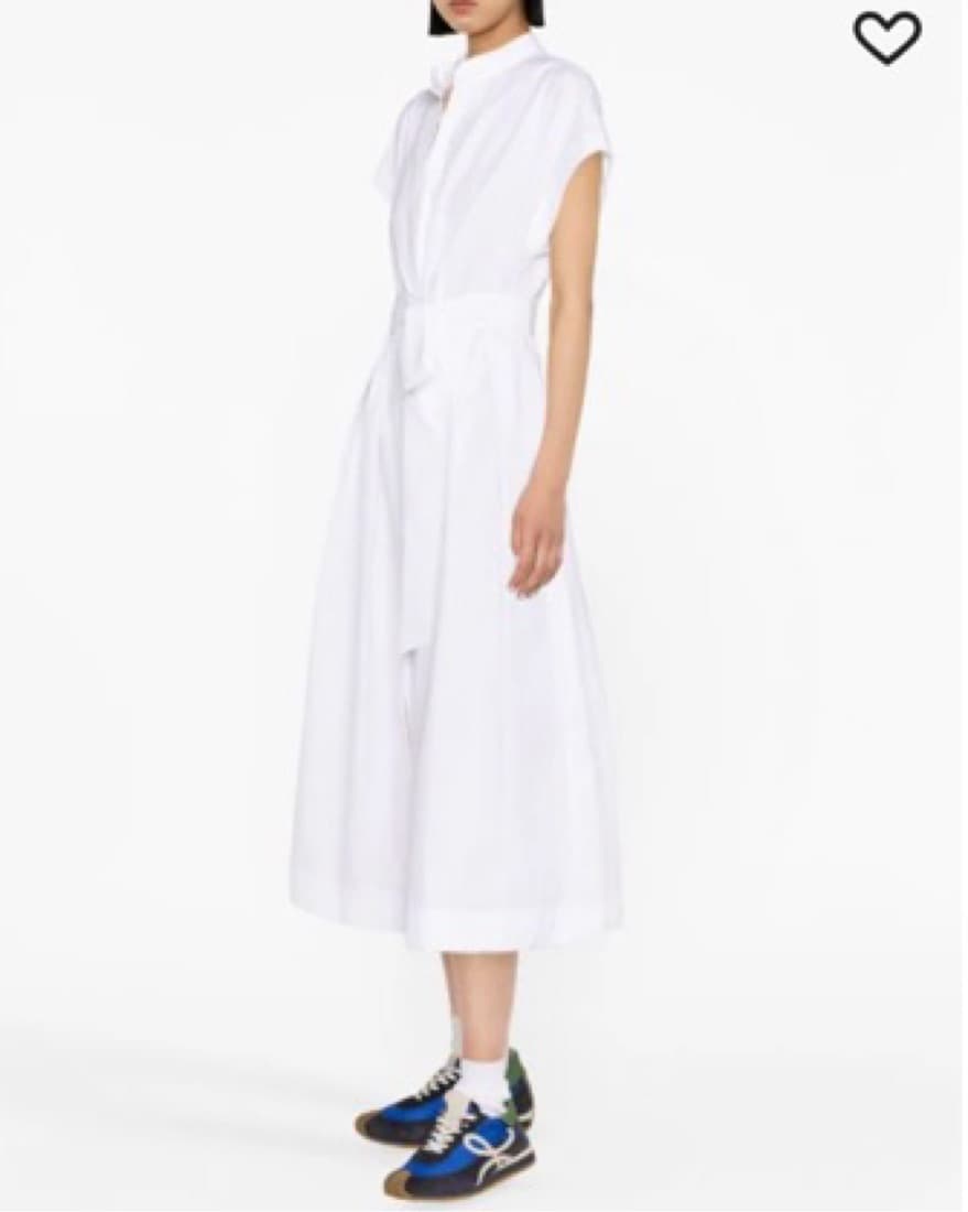 Eleventy Pleated A-line Shirtdress - Image 4