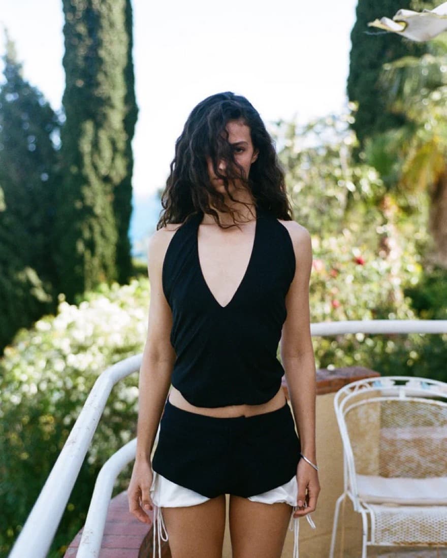 Alluring Halter Crop Top - Image 1
