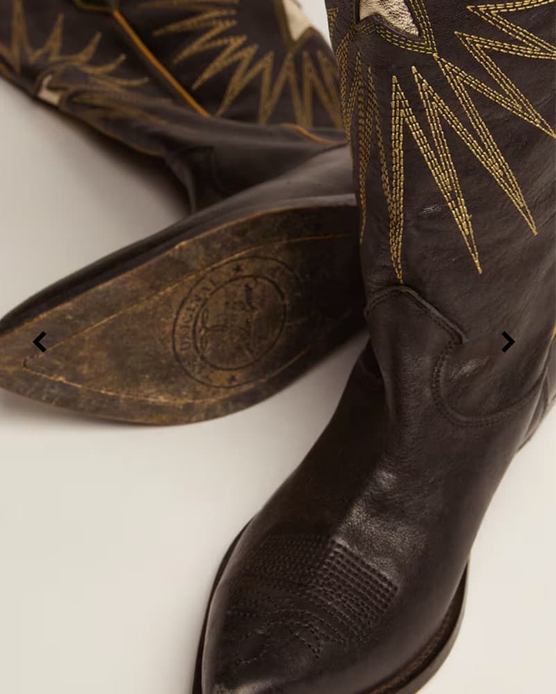 Golden Goose Wish Star Boot With Star - Image 4