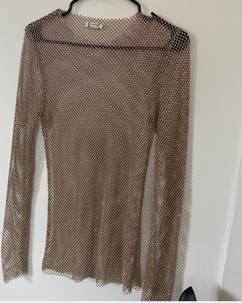 Free People Mesh Longsleeve - Image 1