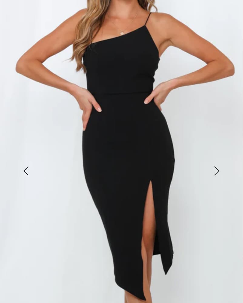 Black Midi Dress  - Image 2