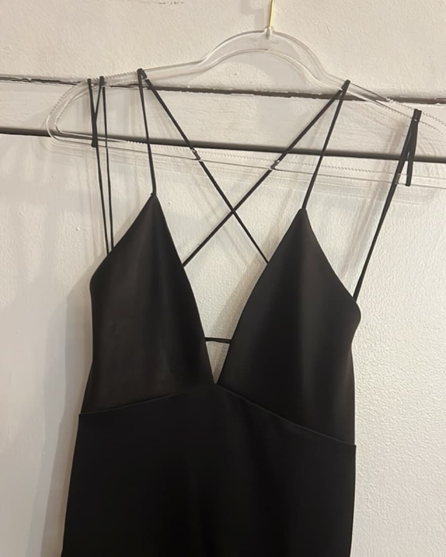 alice + olivia Satin Dakota Gown  - Image 5