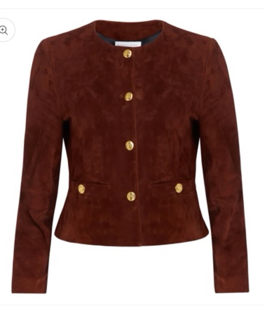 Susanna Chow Tessa Suede Jacket - Image 1