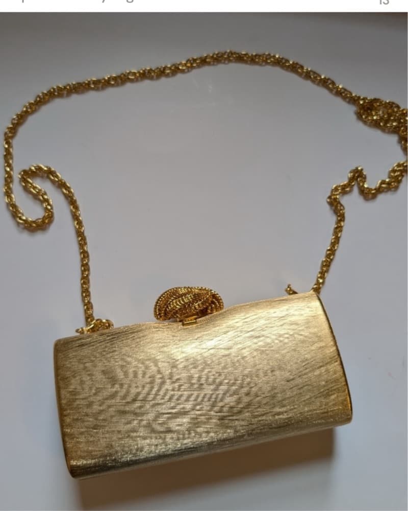 Gold Rodo Clutch - Image 1