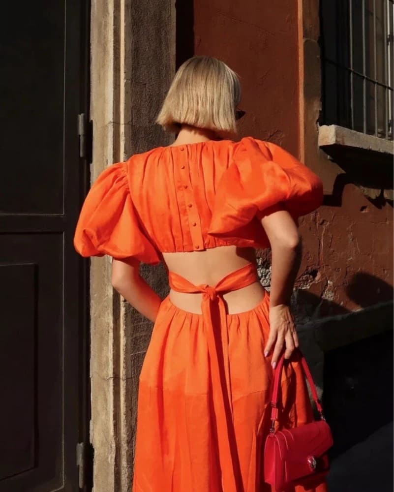 Aje Mimosa Cutout Midi Dress - Image 2