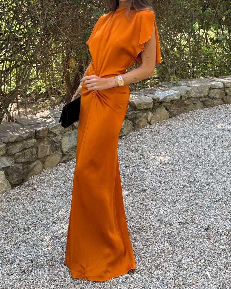 Victoria Beckham Gathered Maxi Gown  - Image 1